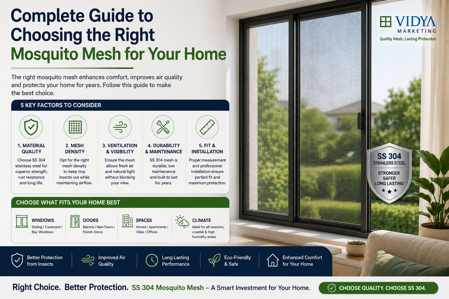 Complete Guide to Choosing the Right Mosquito Mesh for Your Home
