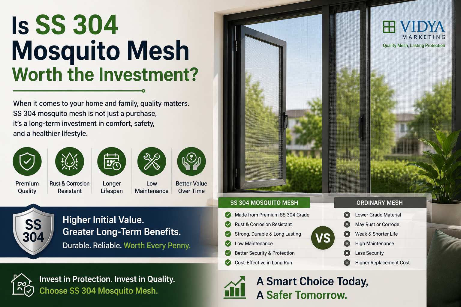 Is SS 304 Mosquito Mesh Worth the Investment?